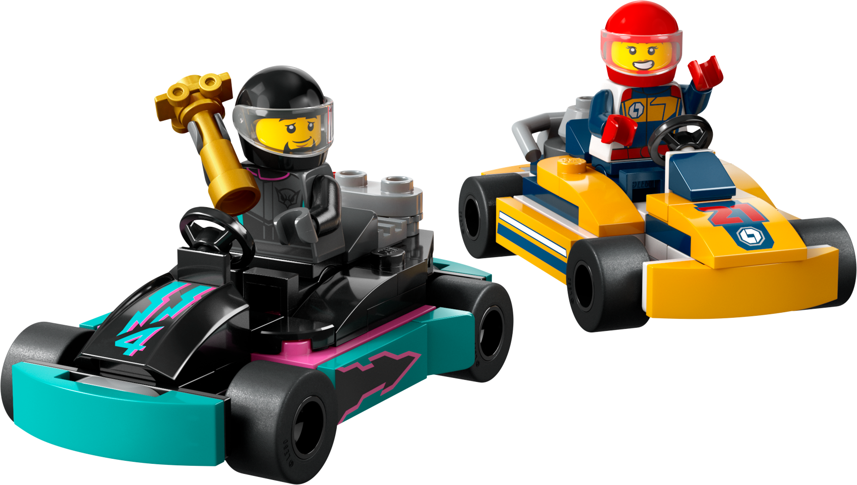 LEGO City - Gokarts og racerkørere (60400)