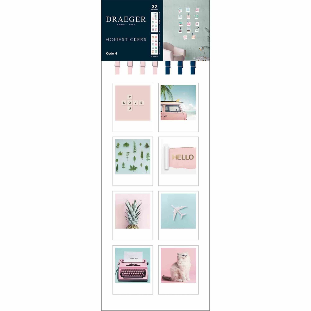 Sticker mural - polaroids