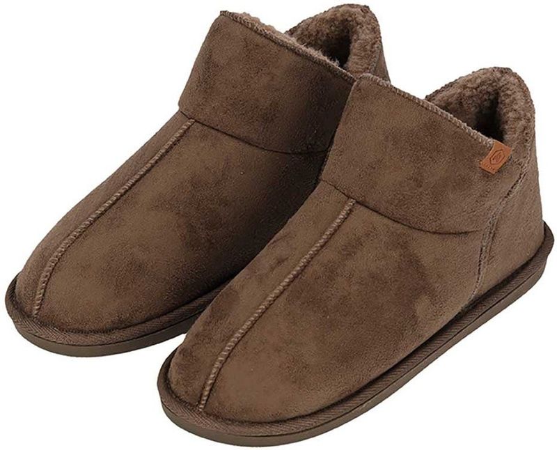 Apollo - Sloffen Heren - Bruin - Suede - 1 Paar Pantoffels