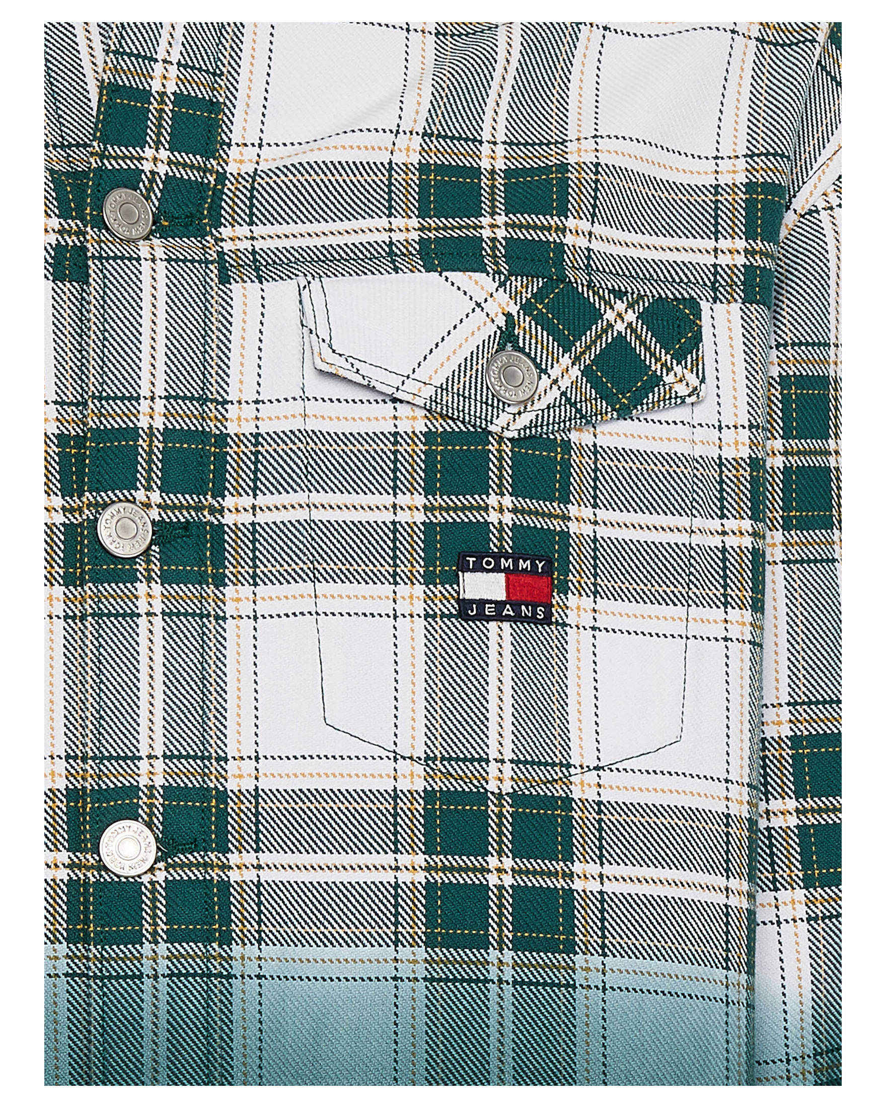 Tommy Jeans| Herren Hemd DIP DYE CHECK Langarm