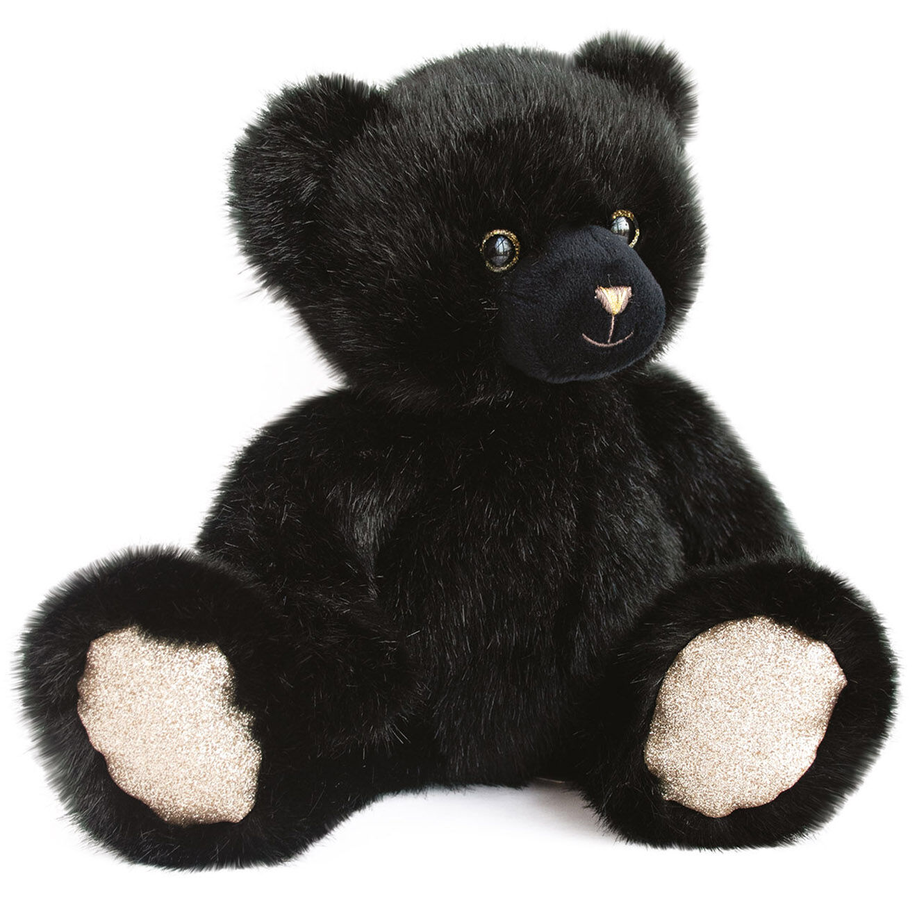 Histoire d'Ours Ours Collection noir smocky - 25x27 cm