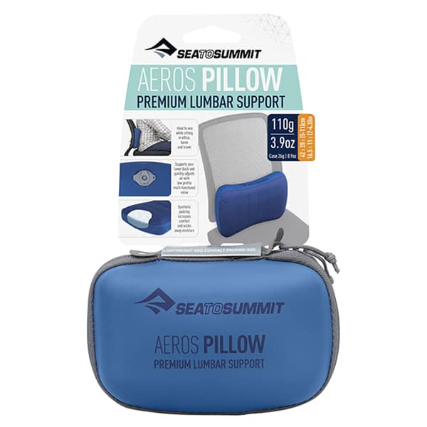 Oreiller de voyage SEA TO SUMMIT OREILLER AERO PREMIUM LOMBAIRE NAVY