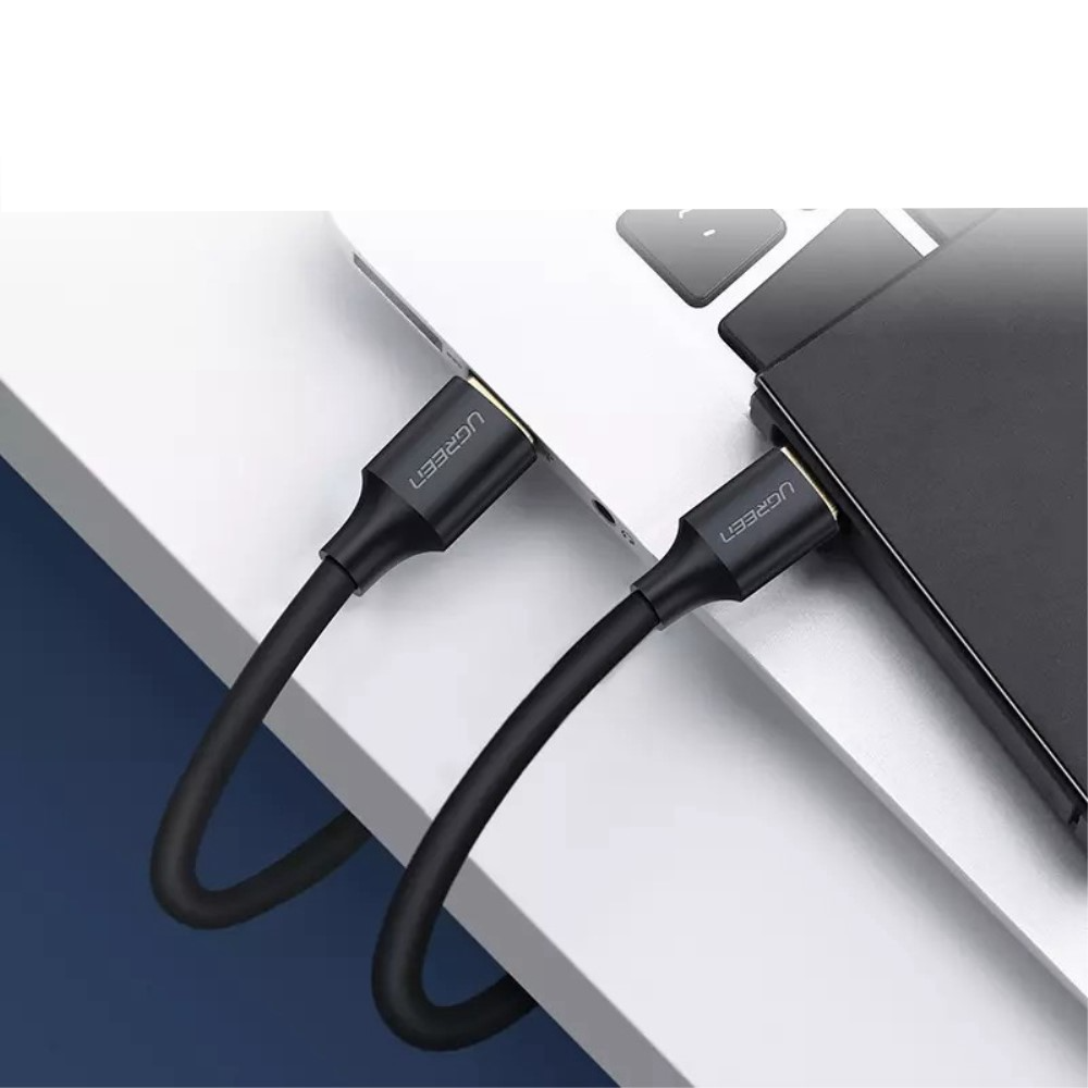 (1m) USB A auf Mini USB Ladekabel Datenkabel - Schwarz
