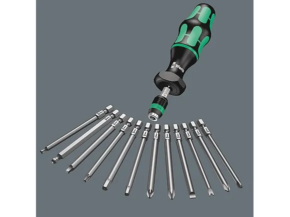 Wera 05059293001, Plast, Sort, Grøn, Sort