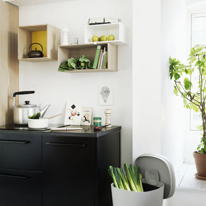 Muuto - Mini Stacked System Regalmodul, small / weiss