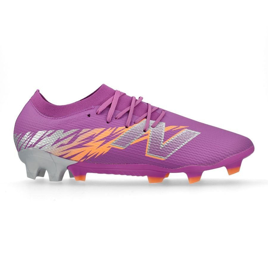 New Balance Furon V8 Team FG Energy Rush - Violet/Argenté/Orange