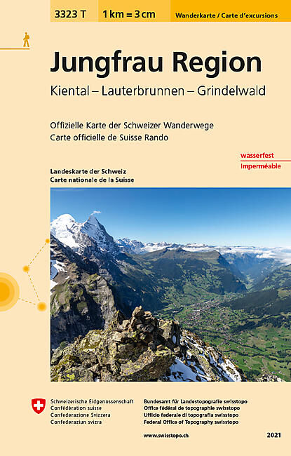 BUNDESAMT - 3323T JUNGFRAU REGION 1 33 333
