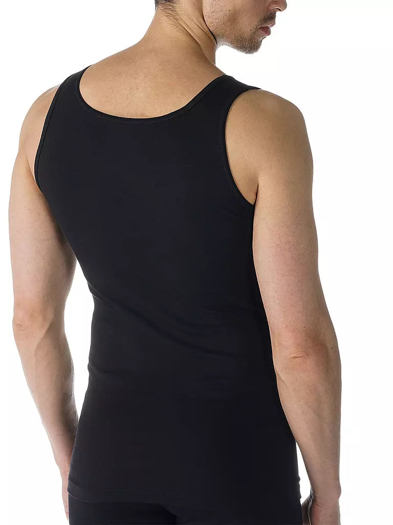 MEY Athletic Shirt Casual Cotton Schwarz schwarz
