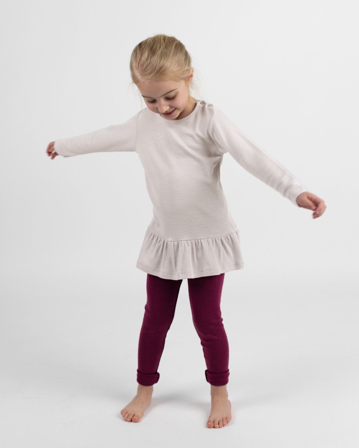 Ullongs – 70% Merino, 30% Silke, Ubehandlet Ull | Children’s leggings