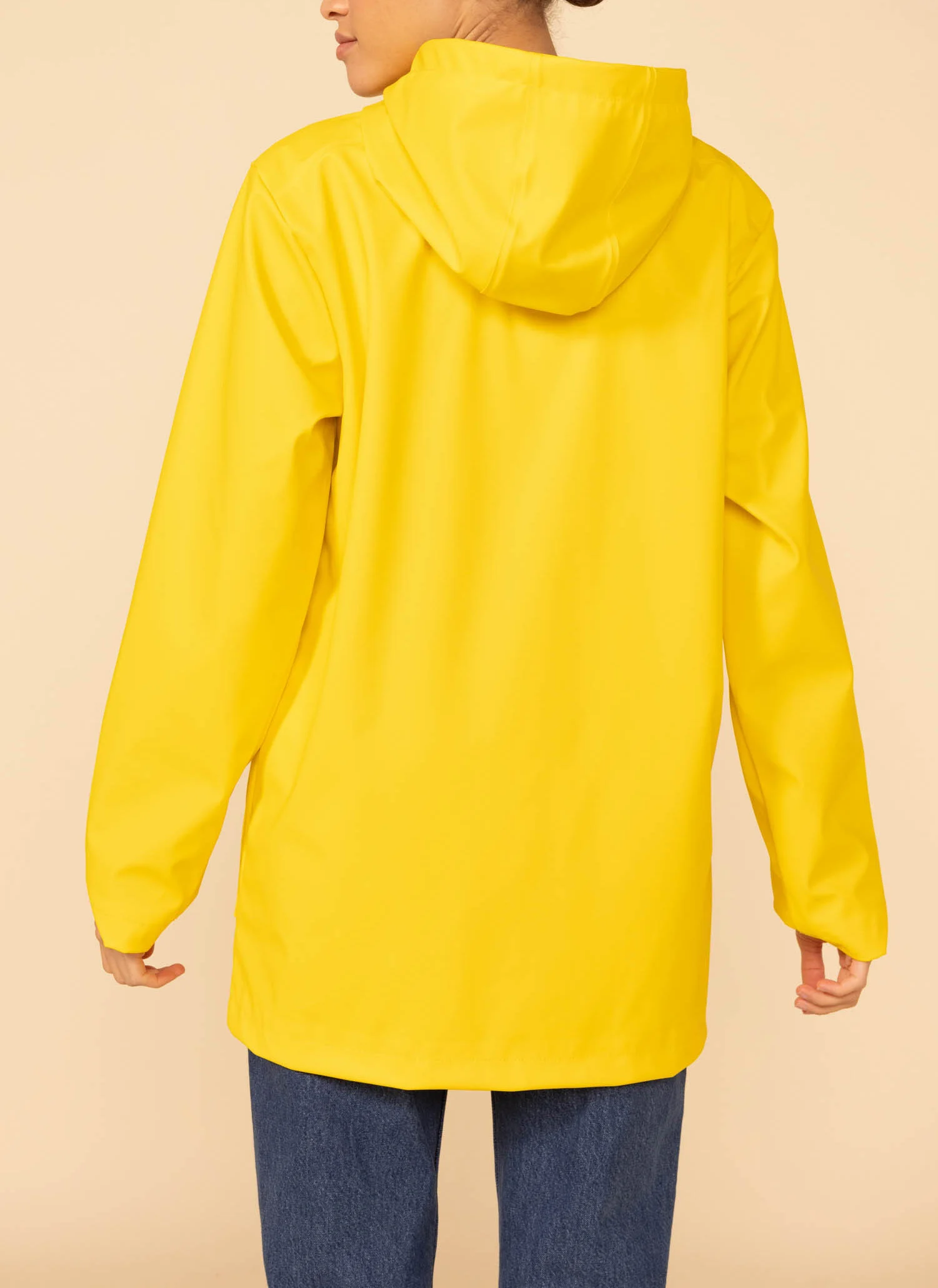 Imperméable à capuche | Jaune