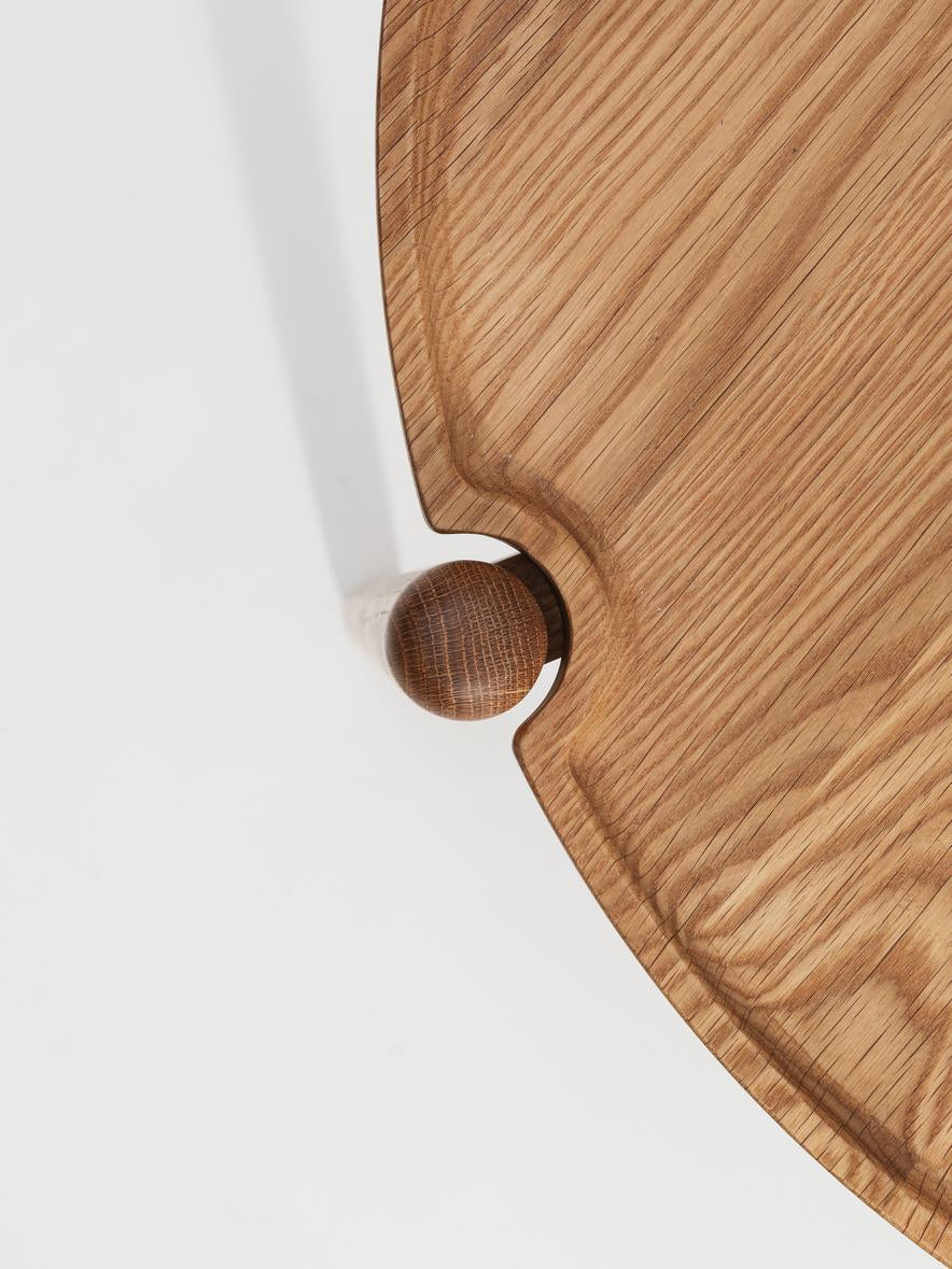 Aria bijzettafel 60 oak