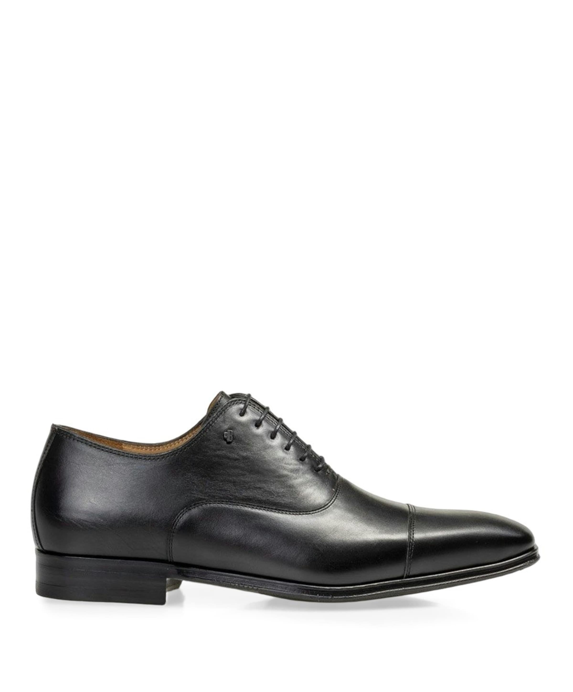 Van Bommel heren veterschoenen zwart