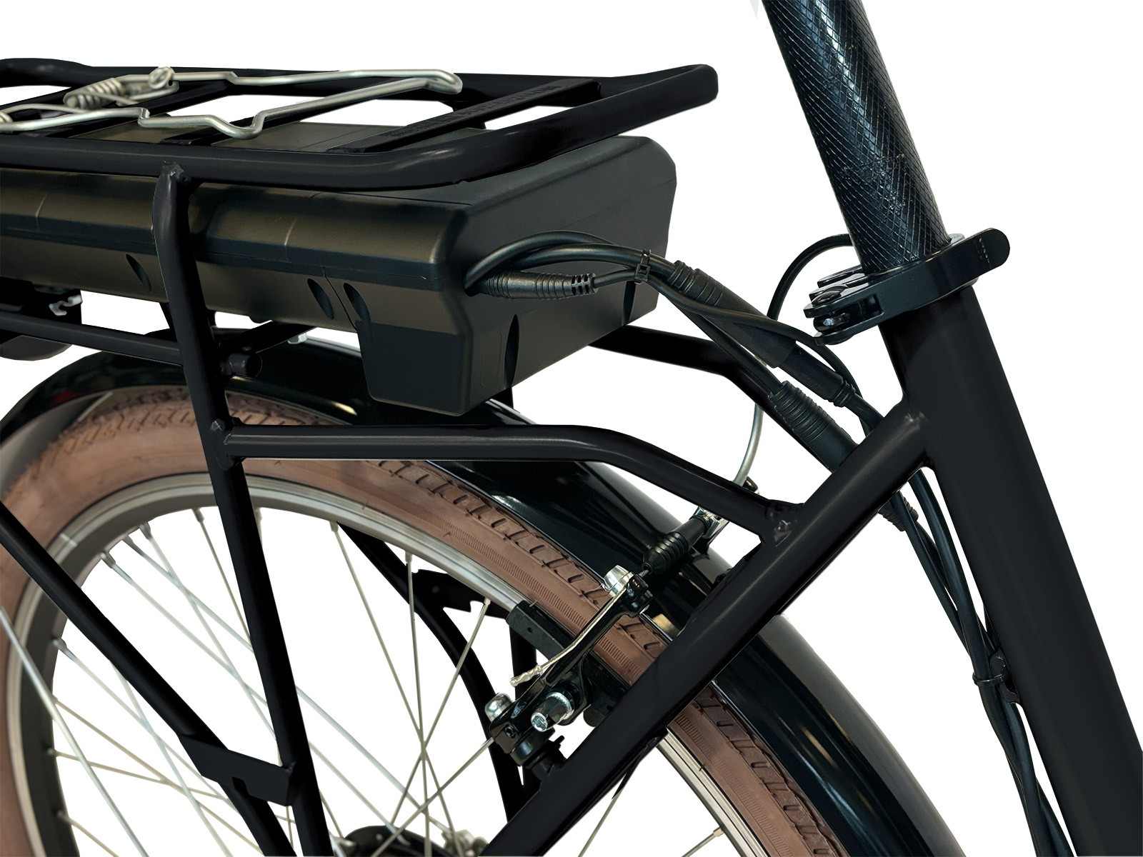Villette Vintage retro elektrische fiets - Black