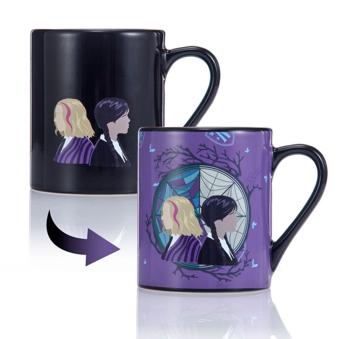 Wednesday - Tasse mit Farbwechsel - Wednesday + Enid
