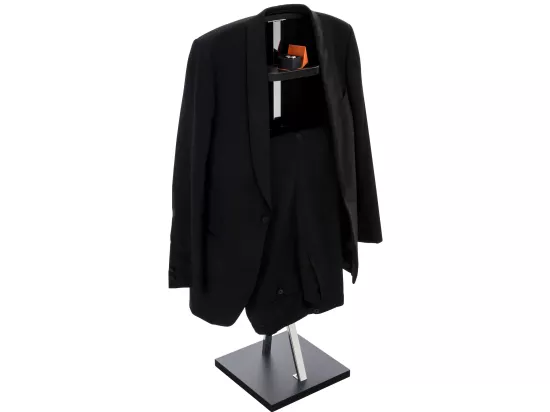 Valet de nuit - Métal - 46 x 30 x 109cm - Noir - Navan
