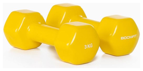Haltères en Vinyle 3Kg (Paire) - BOOMFIT