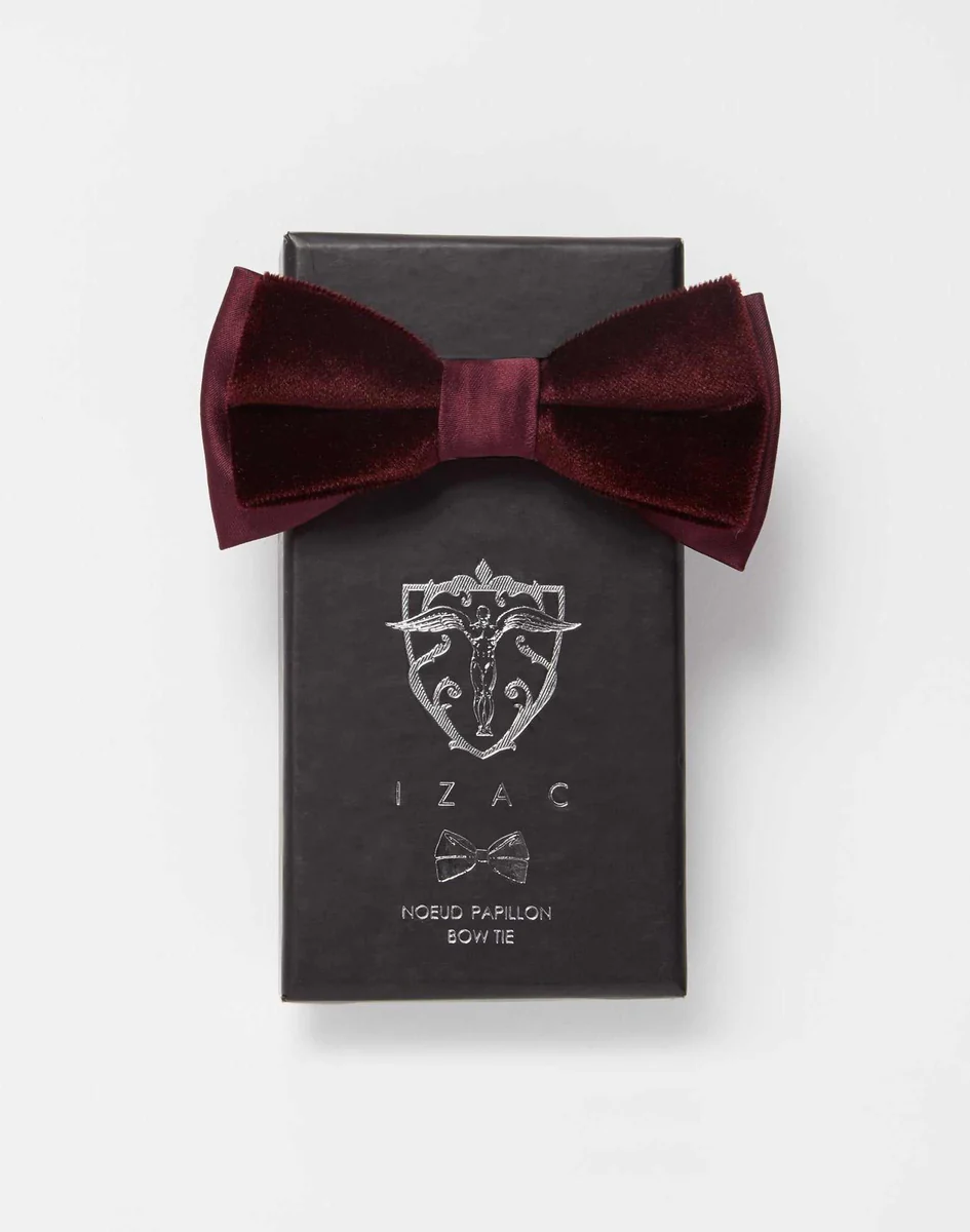 Nœud papillon velours