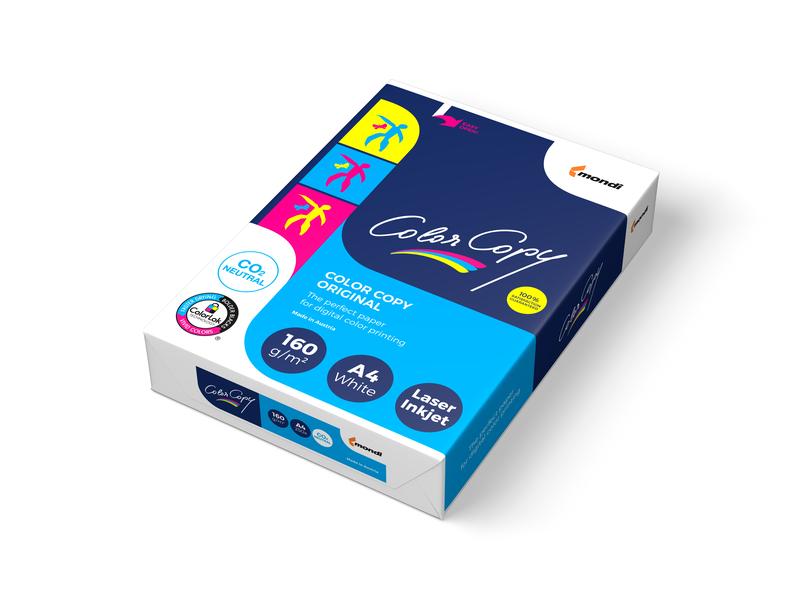 Colorcopy Kopierpapier Color Copy A4, Hochweiss, 160 g/m², Satiniertes Druckerpapier im Format A4