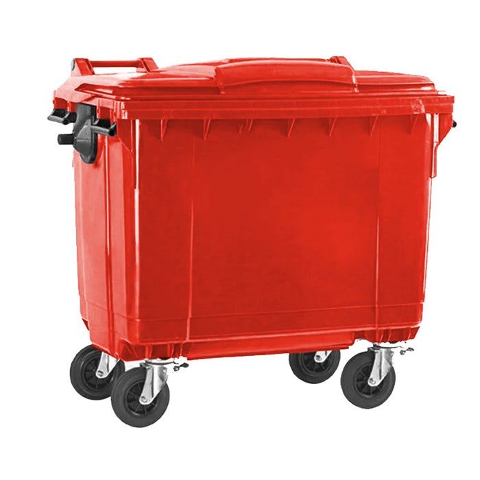 Afvalcontainer 660 liter rood (6097145027027)