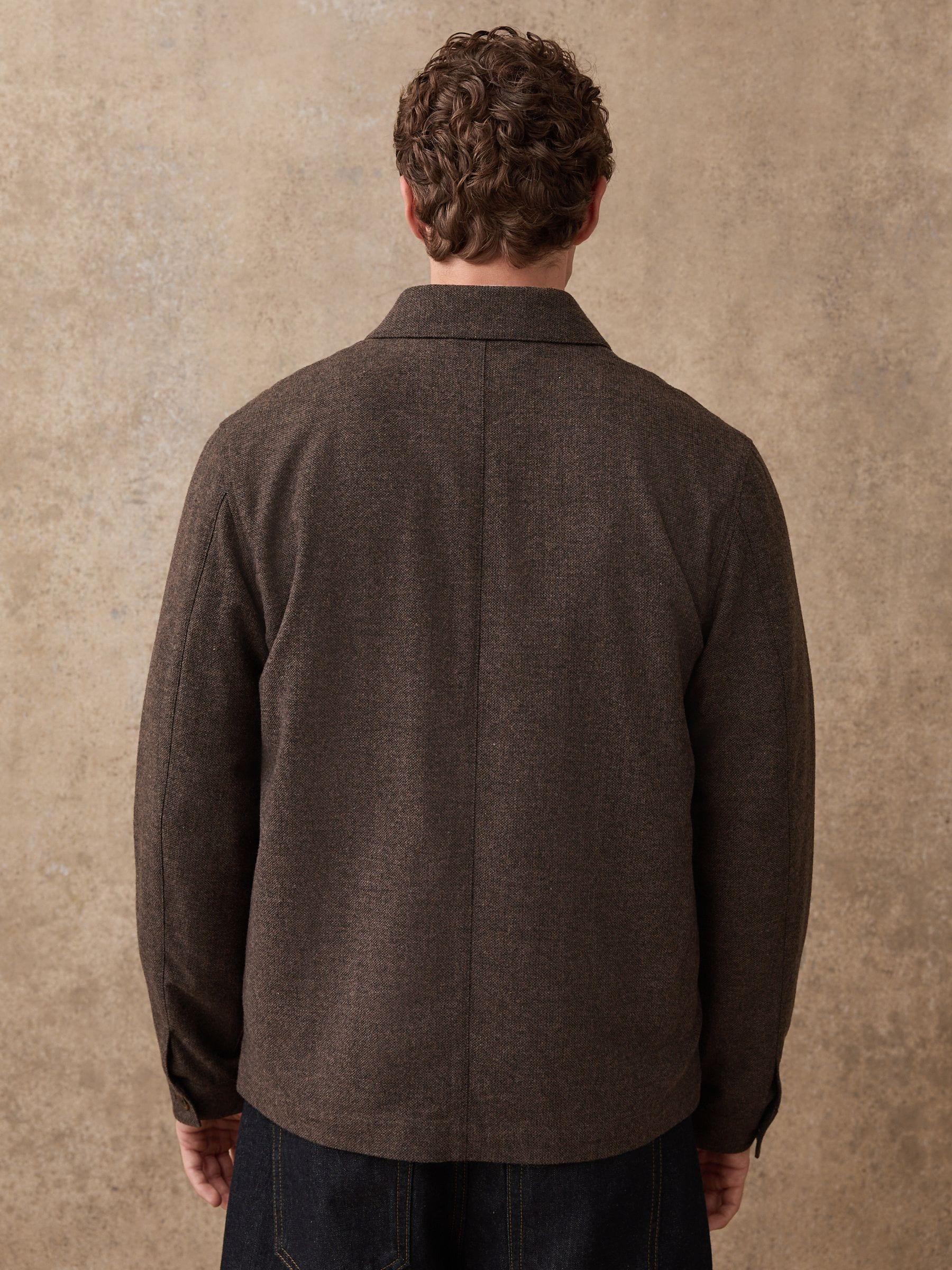 Bruin - Smart Textured Chore Jacket With Wool