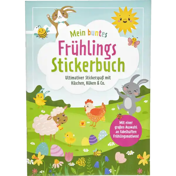 Mein buntes Frühlingsstickerbuch