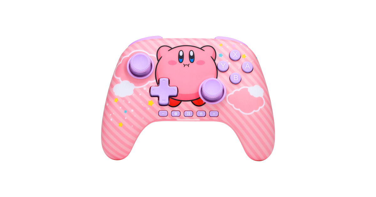 PowerAAdvantage draadloze controller voor Nintendo Switch 2 - Kirby-puff  (Roze)