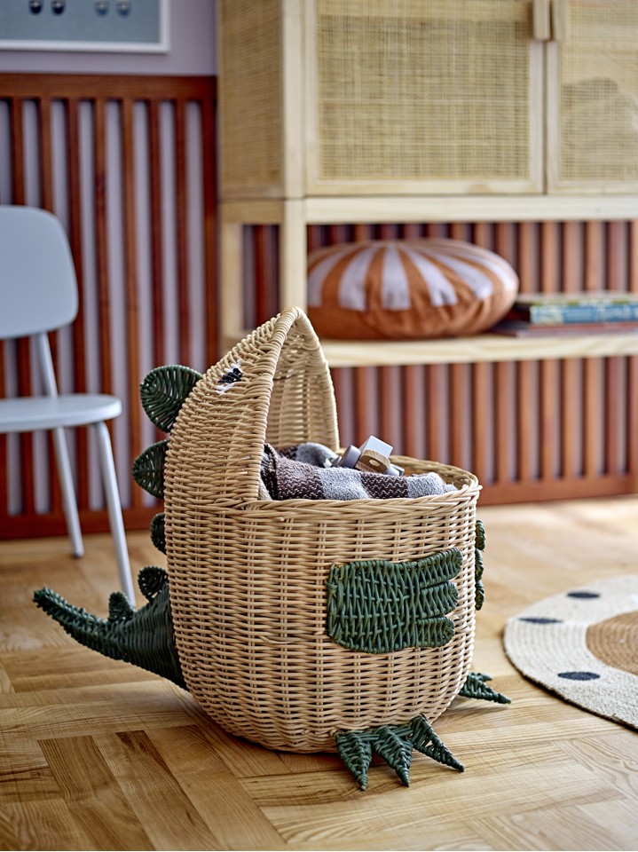 Bloomingville MINI - Eddi Kurv - Natur - Rattan