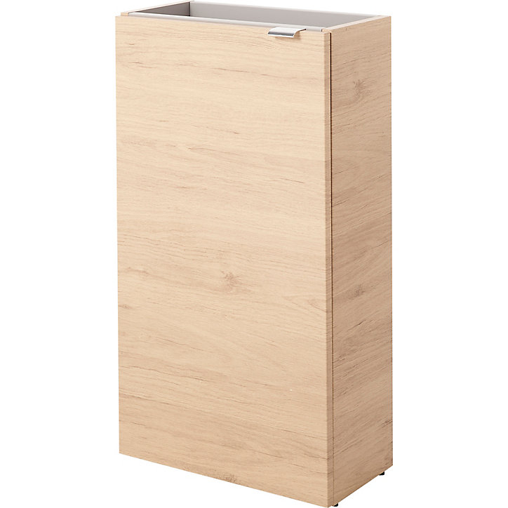 Meuble lave mains à poser GoodHome Imandra bois chêne L.44 x H.79 cm
