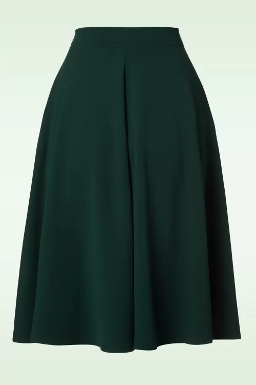 Vintage Chic for Topvintage Sheila swingrok in bosgroen