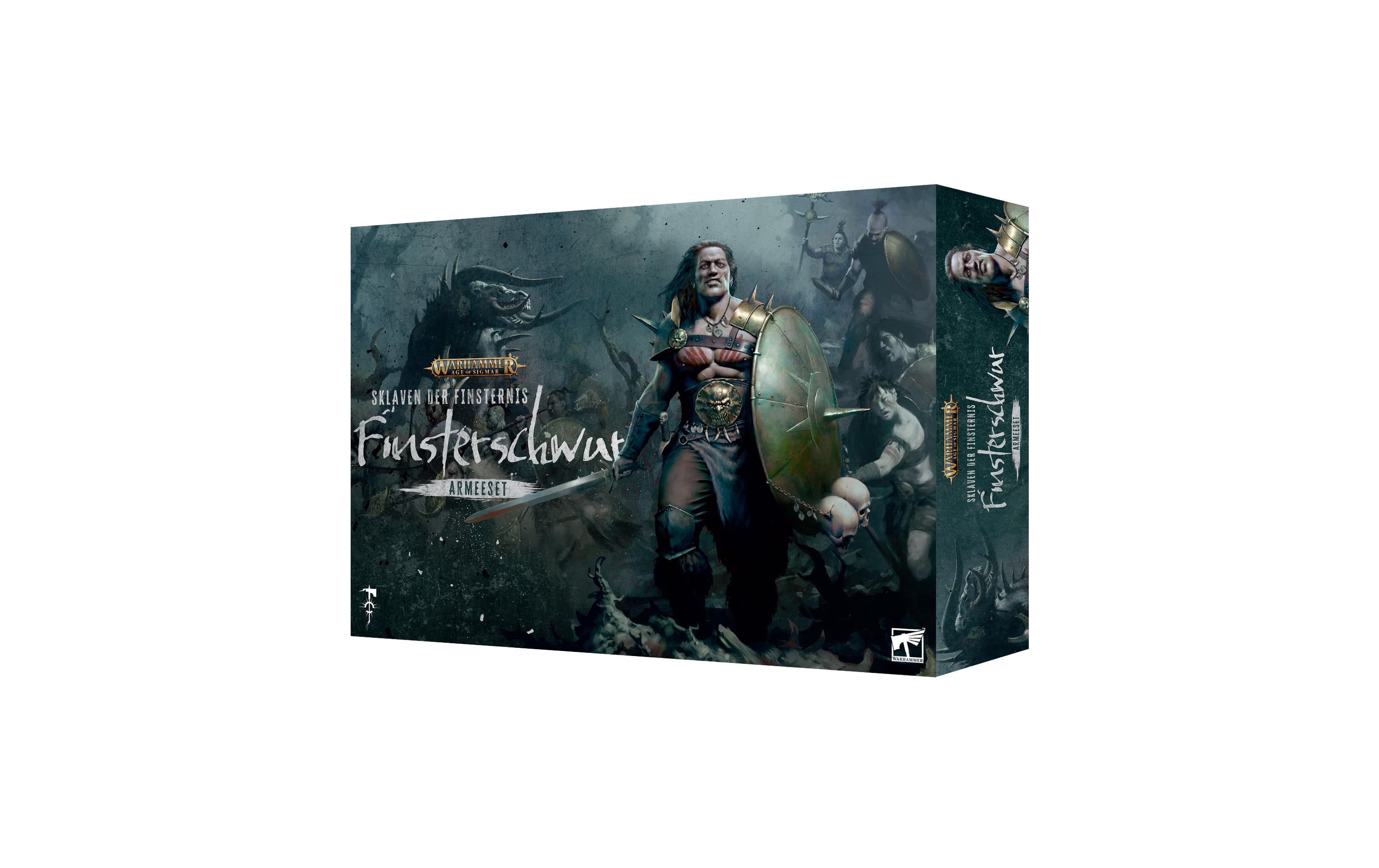 Warhammer Age of Sigmar Armeeset Finsterschwur, DE<br>Warhammer Age of Sigmar Miniaturen: Armeeset Slaves to Darkness Finsterschwur