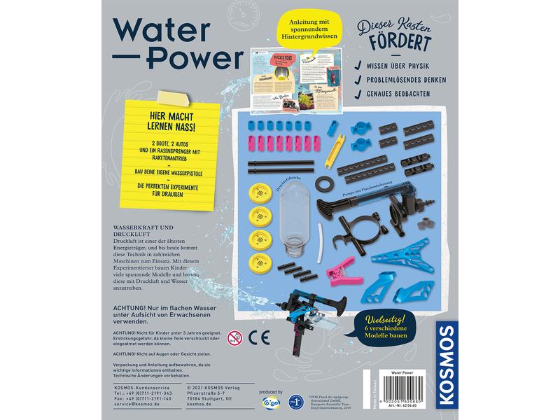 Kosmos Experimentierkasten Water-Power Entdecken Sie die Antriebskraft von Wasser
