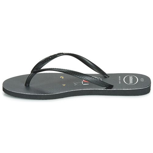 Havaianas - SLIM ANIMAL PRINT - Noir