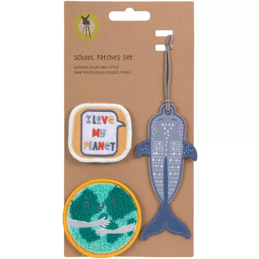 LÄSSIG School Patches Set Planet