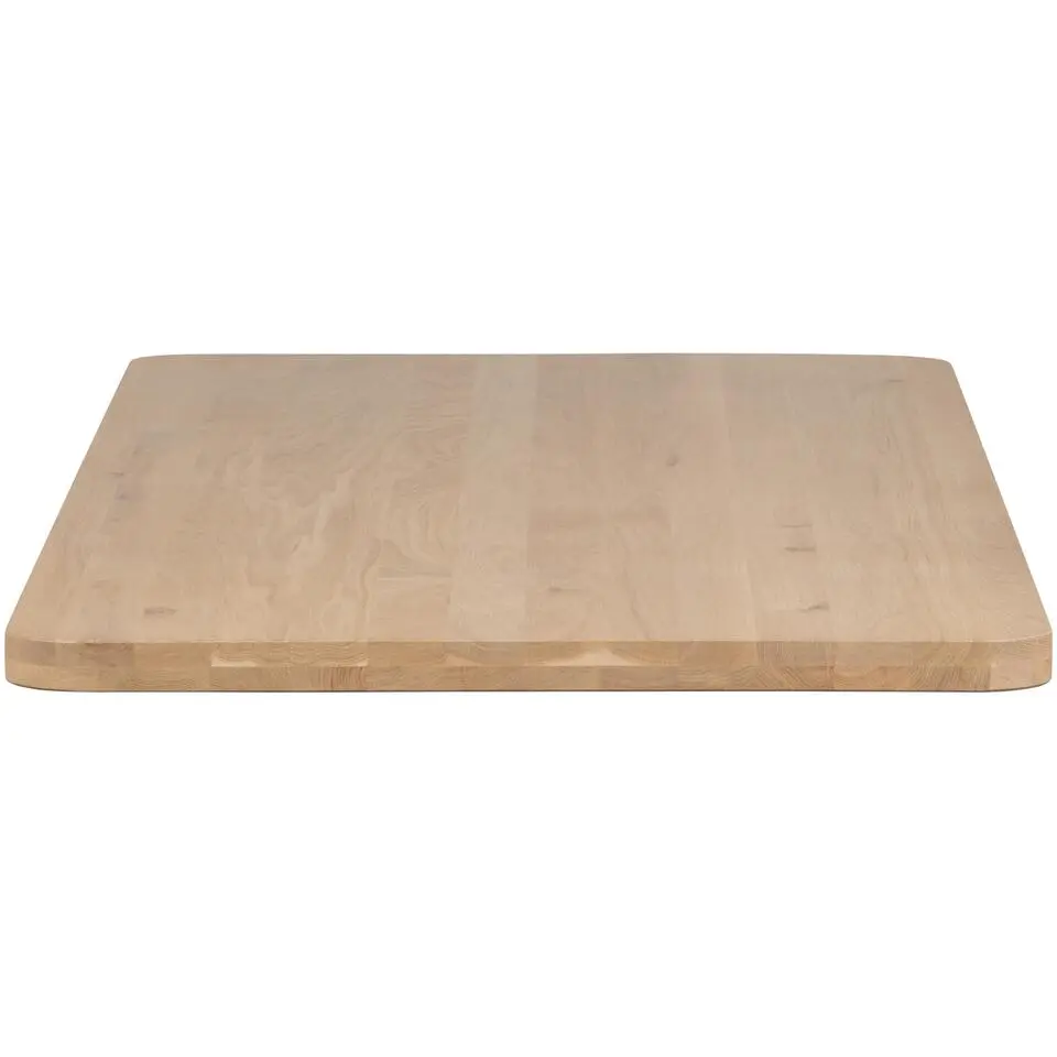 WOOOD Tablo Tafelblad Curved - Eiken - Naturel - 5x199x88