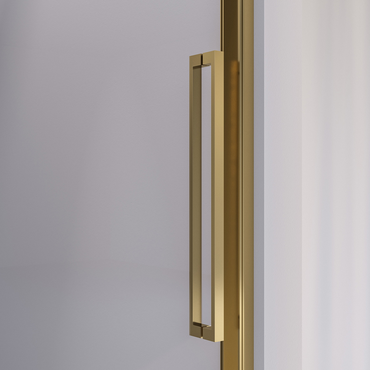 Brauer Season nisdeur met schuifdeur 160cm messing