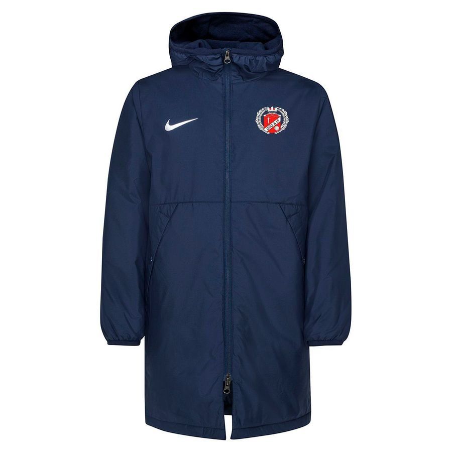 Nike Veste Imperméable Park 20 Long - Bleu Foncé/Blanc Enfant