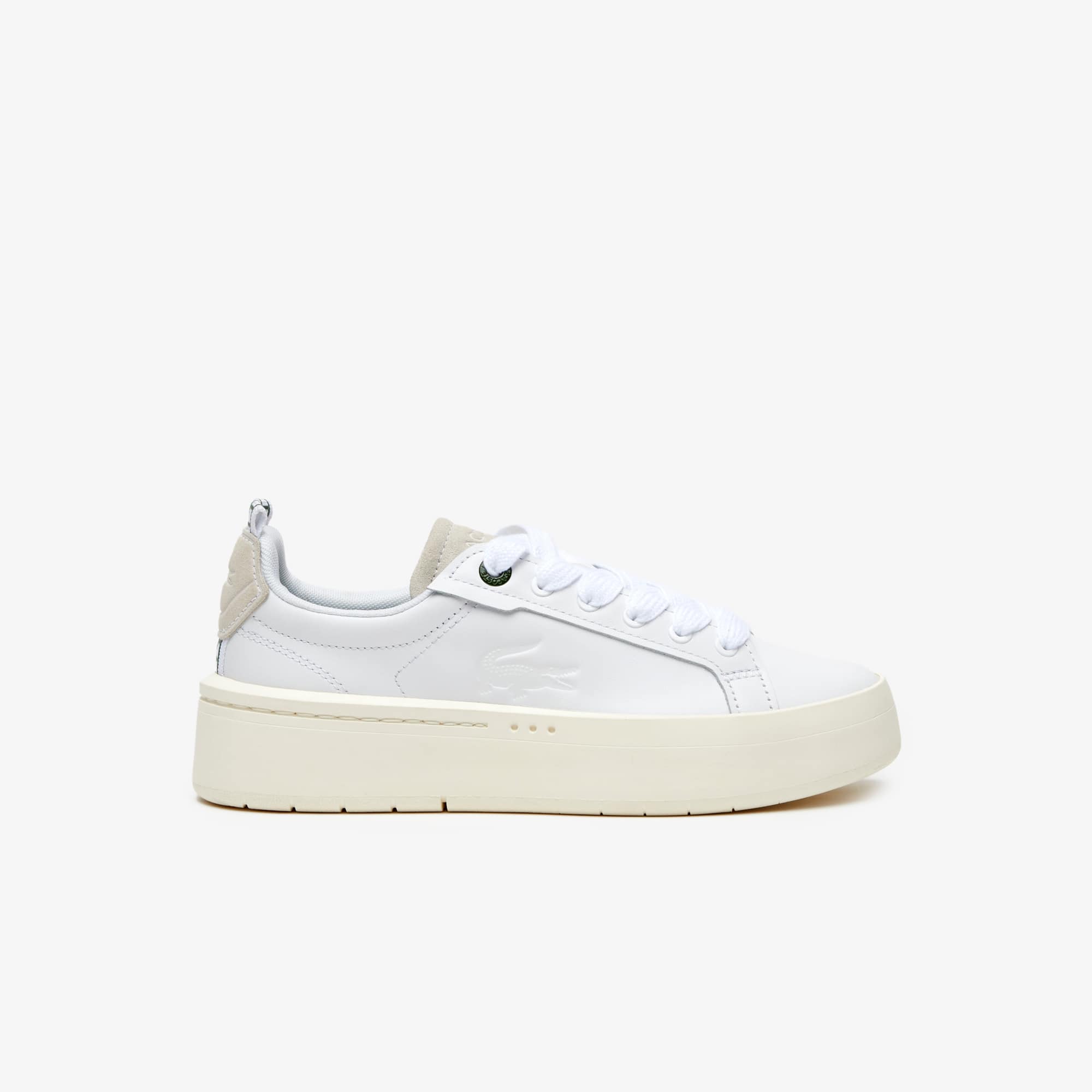 Sneakers Carnaby Platform femme Lacoste en cuir Sneakers - Blanc - Lacoste - Femme