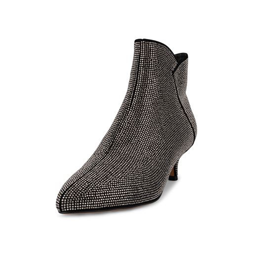 Shoe The Bear Saga Zip Crystal Støvler, Black, 39