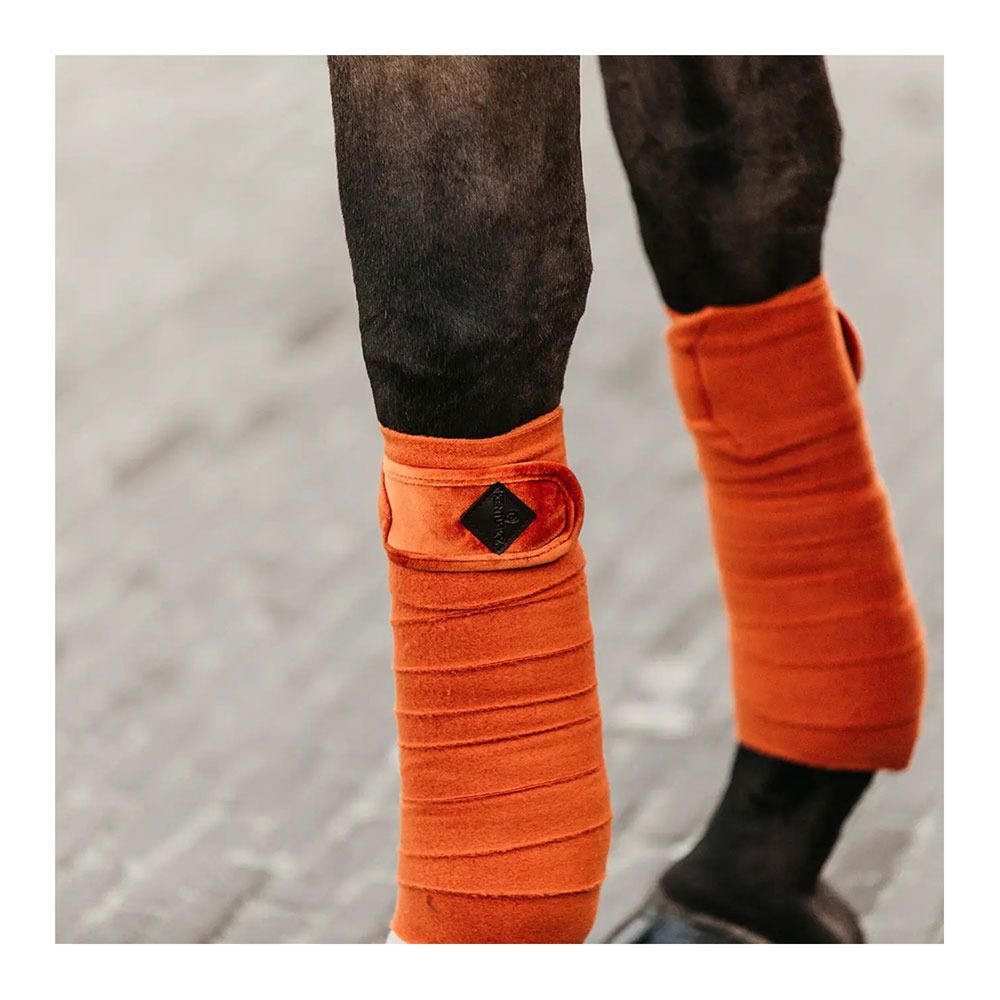 Kentucky VELVET - Bandes de polo x4 orange