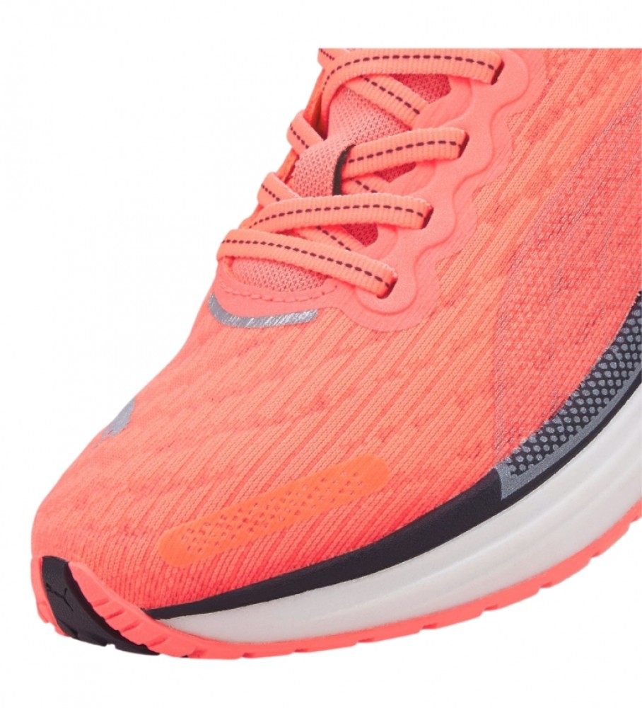 Tênis Puma Deviate Nitro 2 Wns, rosa e laranja