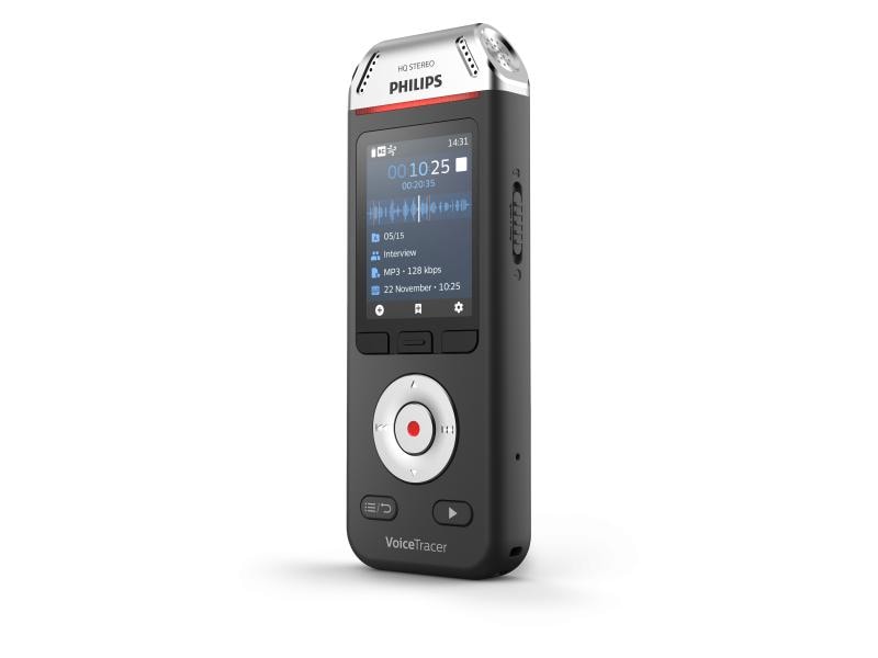 Philips Diktiergerät Digital Voice Tracer DVT2110 Diktiergerät für hochwertige Aufnahmen