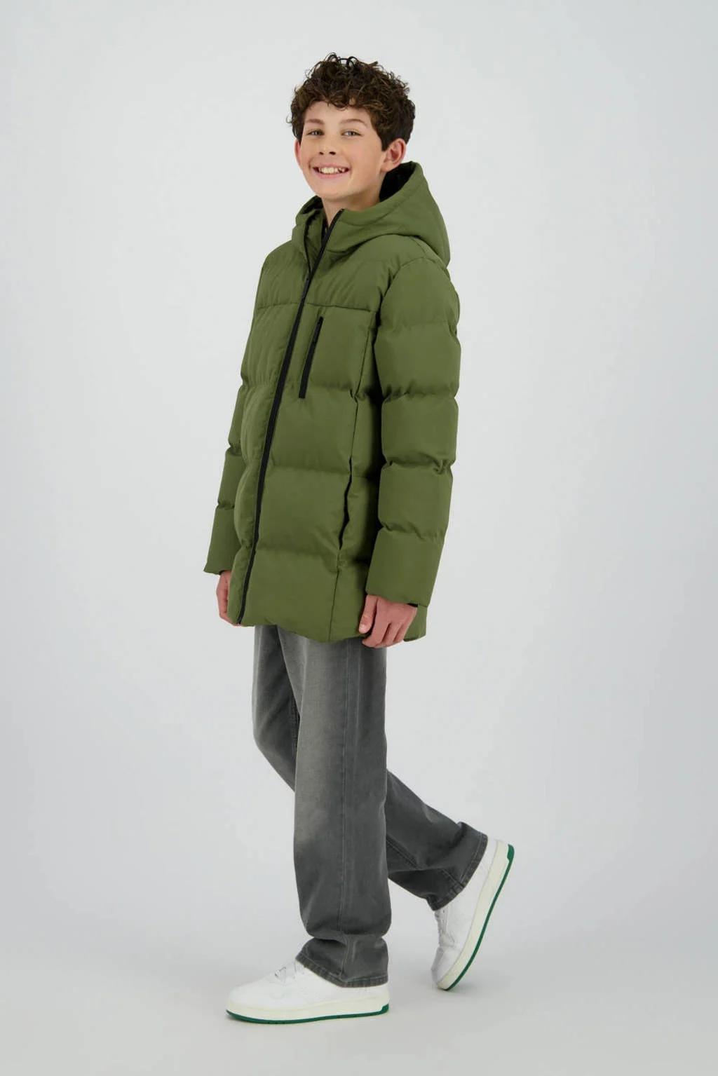 Raizzed parka donkergroen