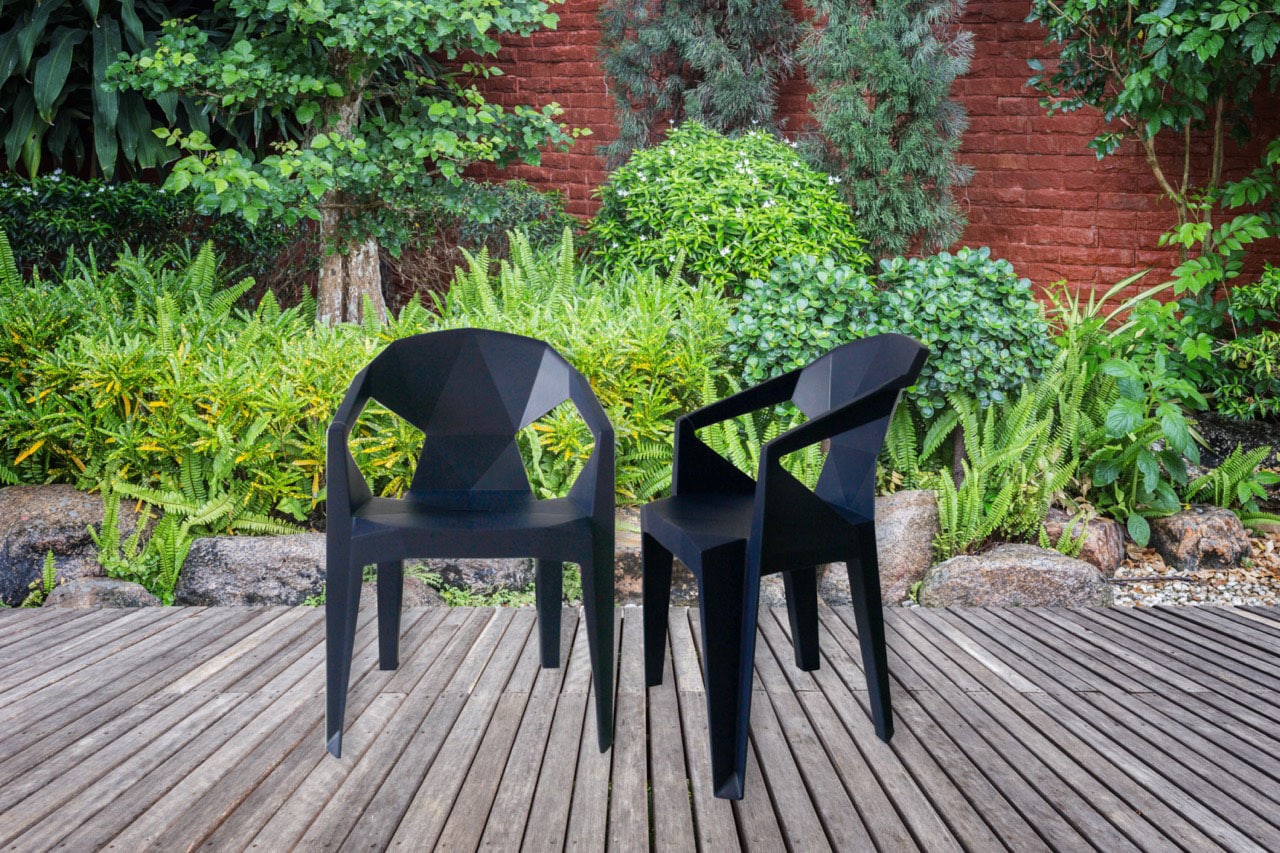Kayoom 4-Fussstuhl »Stuhl Galerie, praktisch und gemütlich« () 1 Stk.modern, robust, pflegeleicht, für Indoor und Outdoor geeignet