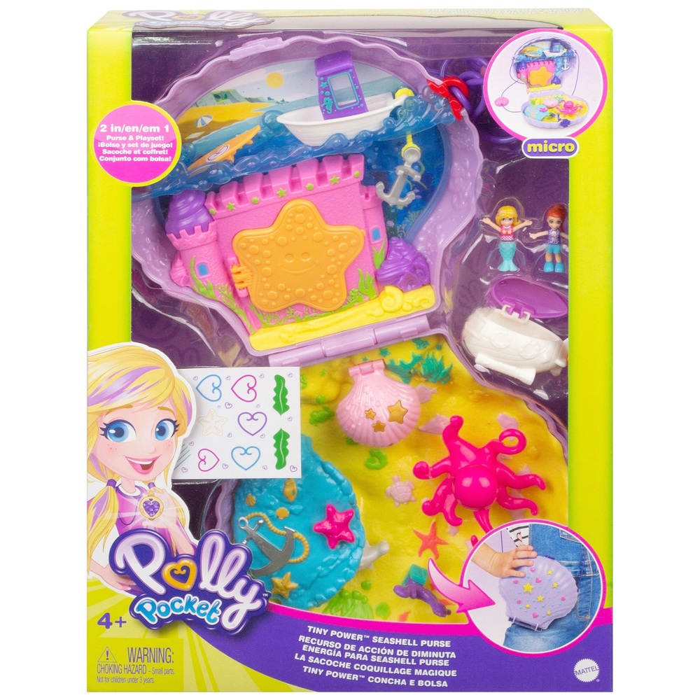 Polly Pocket Große tragbare Muscheltasche