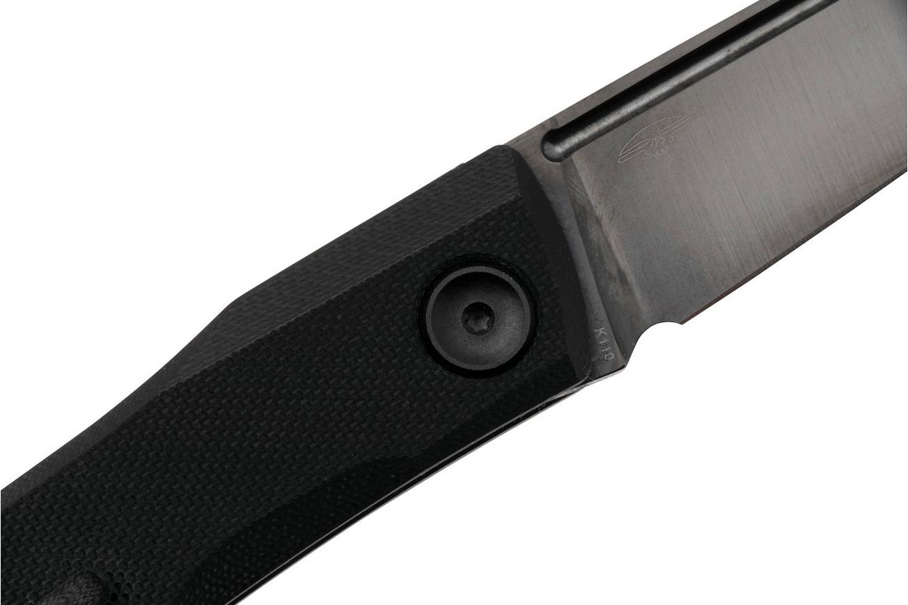 Real Steel Solis Lux 7061Z1, Black DLC K110, Black G10 zakmes, Poltergeist design