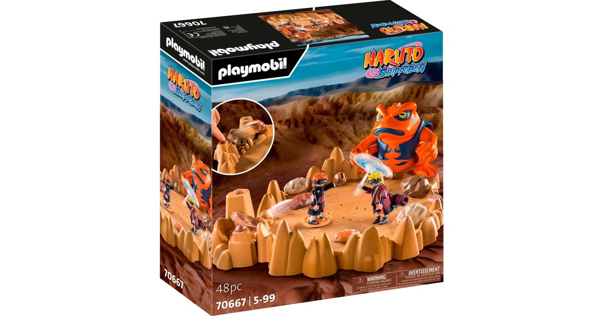 PLAYMOBILNaruto - Naruto vs. Pain Constructiespeelgoed  (70667)