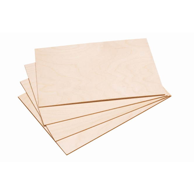 PABARO - 4 Holzplatten A4