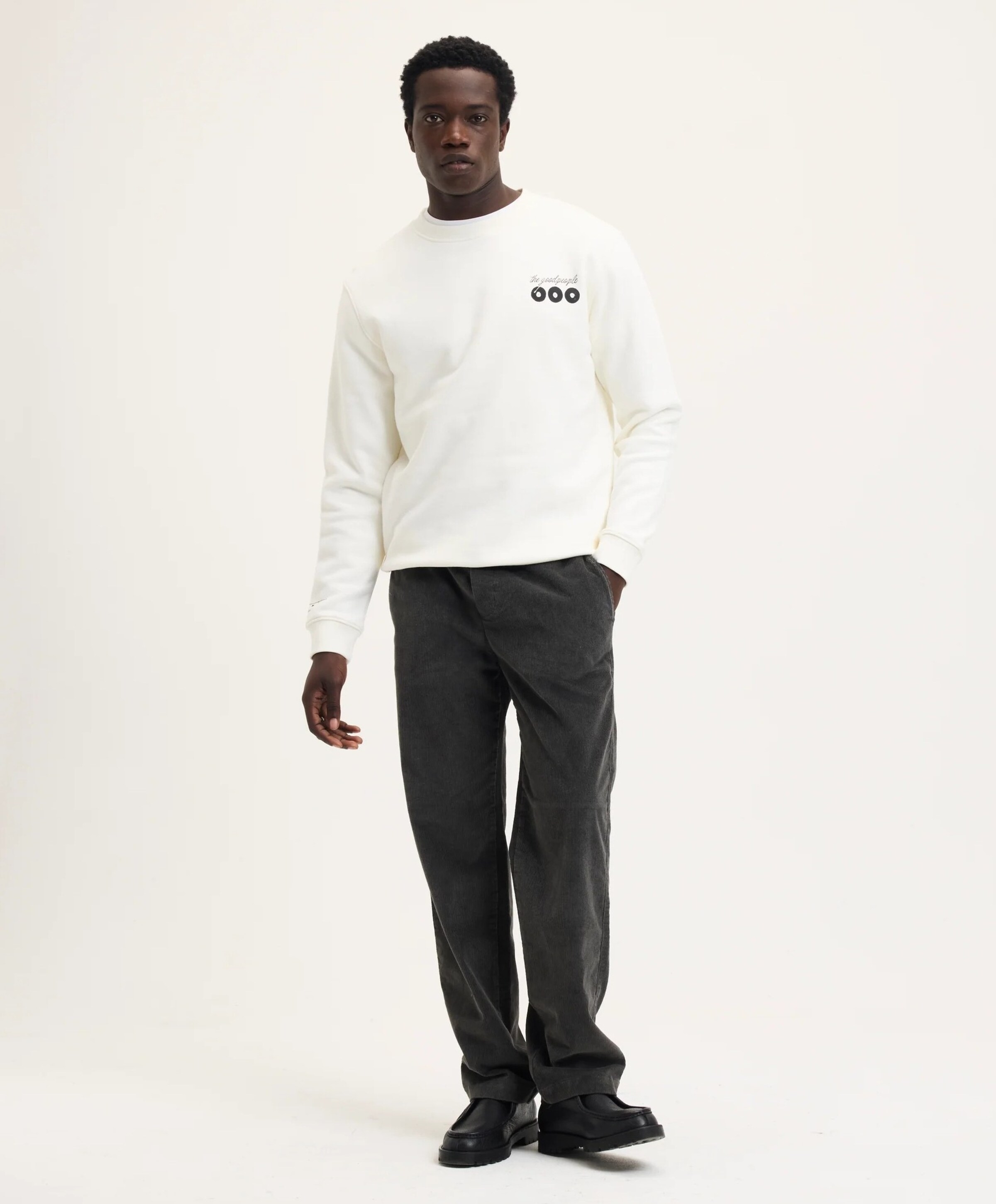 The GoodPeople Heren sweater ecru
