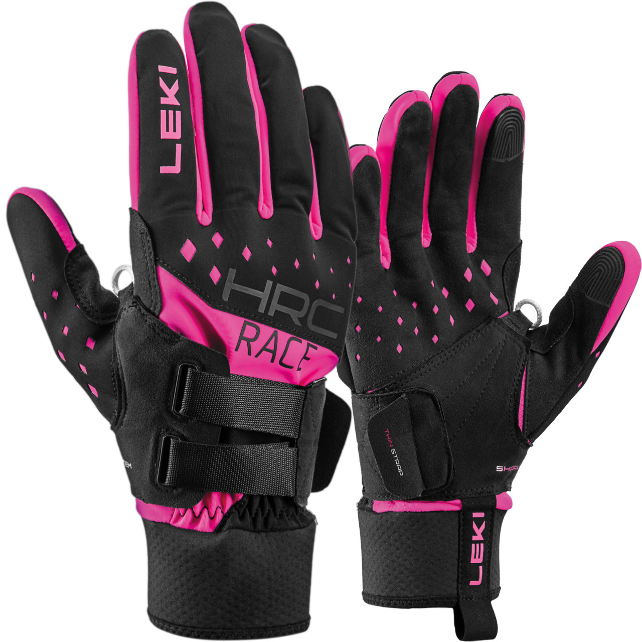 Leki Damen Handschuh Nordic RACE SHARK black/pink | Leki | L | Brands | XSPO-Fashion