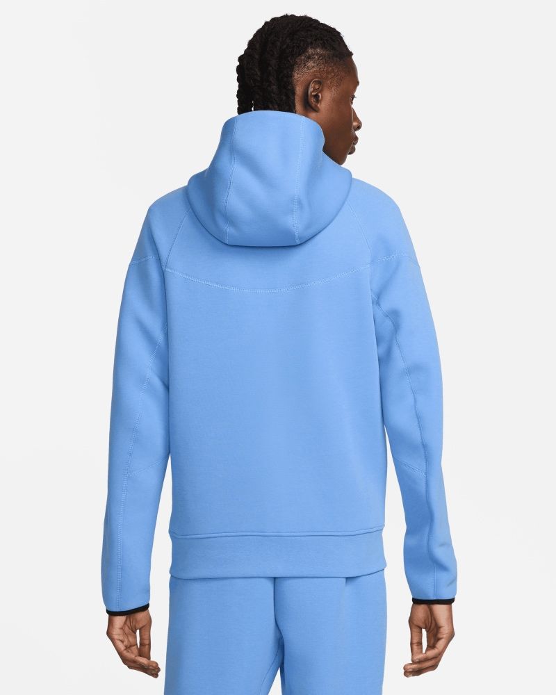 Sweat zippé à capuche Nike Sportswear Tech Fleece Bleu Clair pour homme